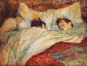 Henri De Toulouse-Lautrec The bed oil painting
